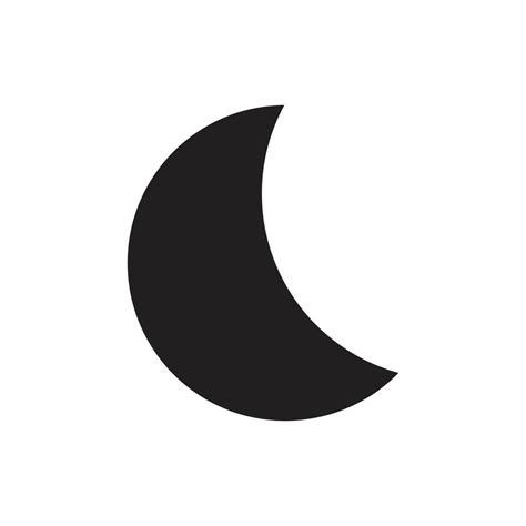 Half Moon Silhouette Vector Art, Icons, and Graphics for Free Download