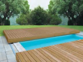 Security sliding deck pool cover - Walter Piscine | Pool decks, Pool, Pool replastering