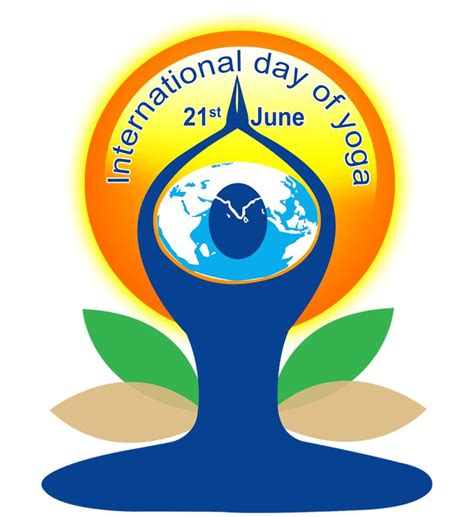 International day of yoga logo png | Yoga day, World yoga day, International yoga day