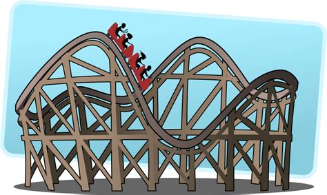 Animated roller coaster clipart - Clipartix