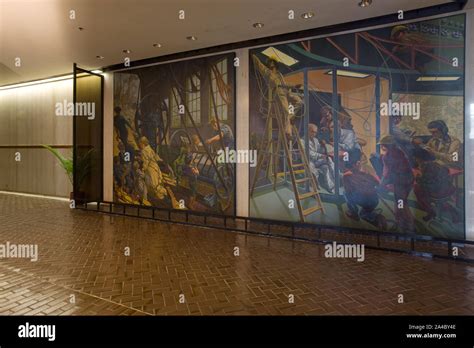 The History of Labor in America Series at the Frances Perkins Federal Building Stock Photo - Alamy