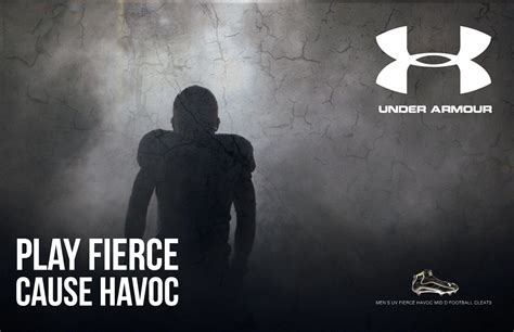 LOGO - This is a sports advertisement by Under Armour. The logo is ...