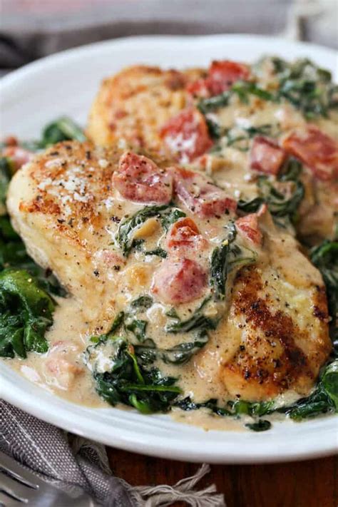 Chicken Florentine | Date Night Dinner Recipe | Mantitlement