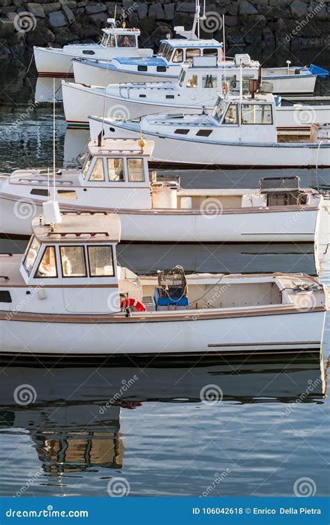 Boats on Maine coastline stock photo. Image of maine - 106042618