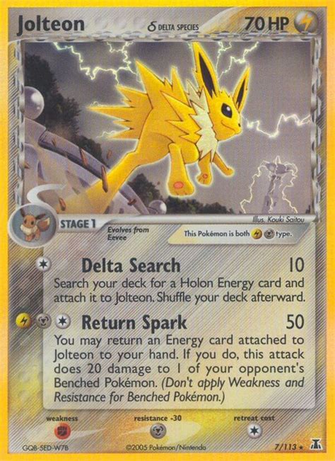 Jolteon (Delta Species) - Delta Species - Pokemon