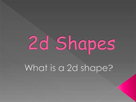 2d Shapes Powerpoint | Teaching Resources