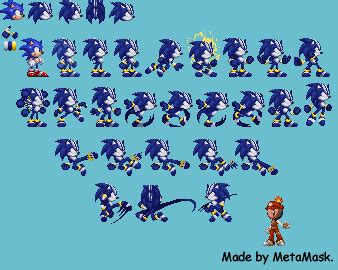 Darkspine Sonic Sprites