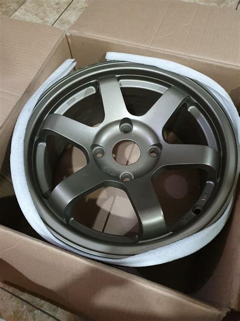 RAYS TE37 R15 Rims, Auto Accessories on Carousell