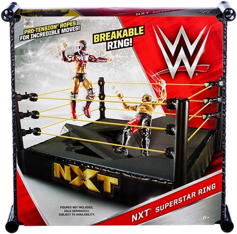 WWE Wrestling NXT Superstar Ring Breakable Mattel Toys - ToyWiz