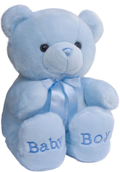 Plush Teddy Bear - Blue - United Hospital Gift Shop