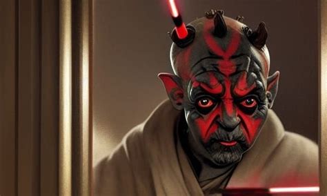 Darth Maul ,"The Sith work in the shadows. : r/nightcafe