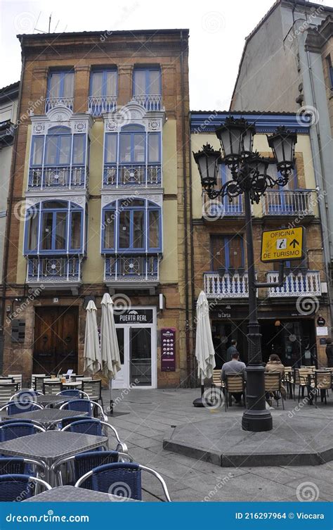 Oviedo, 18th April: Historic House Buildings from Downtown of Oviedo ...