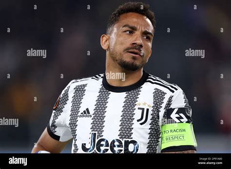 Danilo Luiz da Silva of Juventus Fc looks on during the Uefa Europa League round of 16 first leg ...