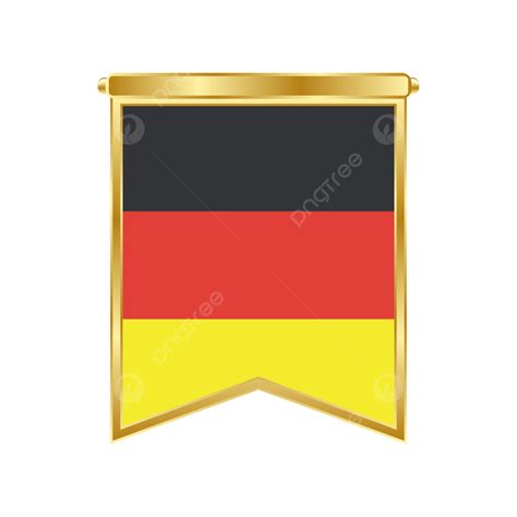 Germany Flag Clipart Transparent PNG Hd, Germany Flag Vector Design Png, Germany, Germany Flag ...