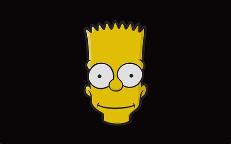 HD wallpaper: bart, face, illust, dark, simpsons, minimal, simple | Wallpaper Flare