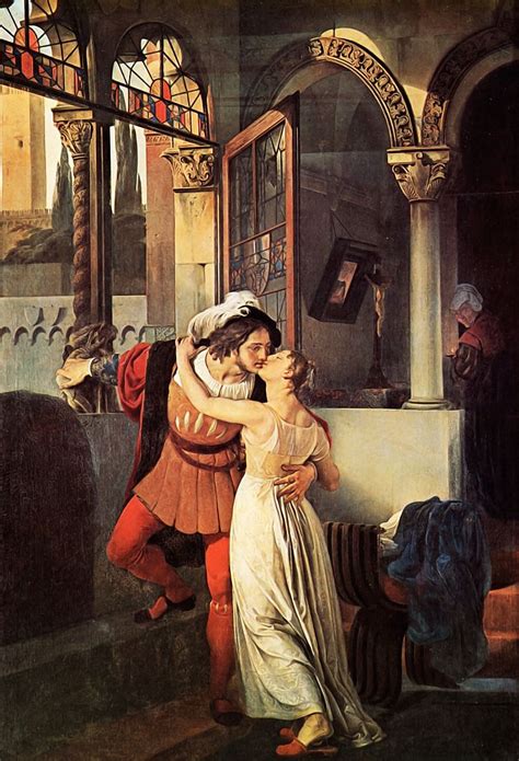 FRANCESCO HAYEZ. The Last Kiss Of Romeo And Juliet. 1823. | Romeo and juliet, Romanticism, Juliet