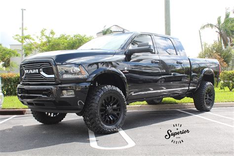 2017 DODGE RAM 2500 DIESEL LIFTED, WHEELS AND TIRES, BLACK OUT PACKAGE ...