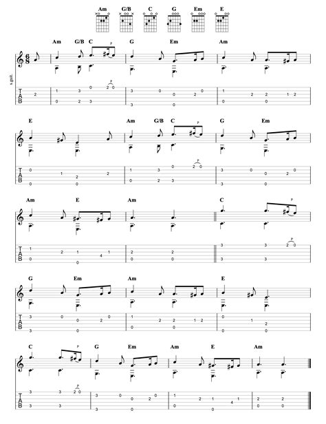 Greensleeves Guitar Lesson and TAB - Fingerstyle and Chords