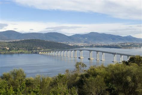 Tasman bridge [1964 - Hobart, Tasmania, Australia] | Tasmania, Australia, Tasman