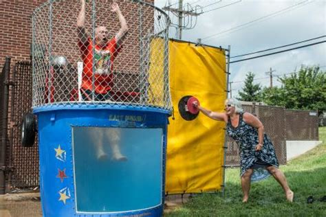 Dunk Tank Hits the Mark at Take Your Child To Work Day | Poster