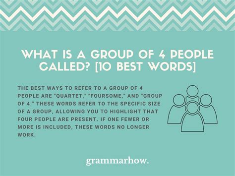 What Is a Group of 4 People Called? [10 Best Words]