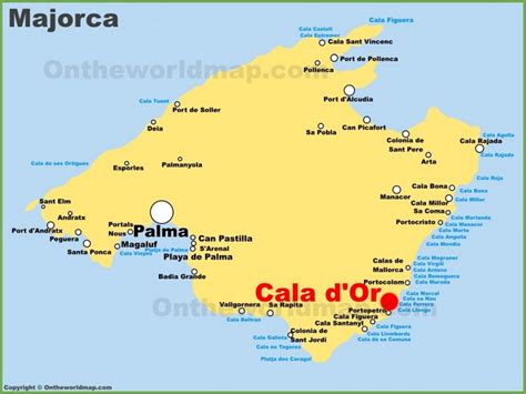 Cala d'Or location on the Majorca map