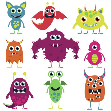 Images For > Cute Cartoon Halloween Monsters - ClipArt Best - ClipArt Best