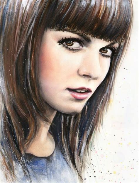 Watercolor Portrait Paintings by Russian Artist "Tanya Shatseva" - Fine ...