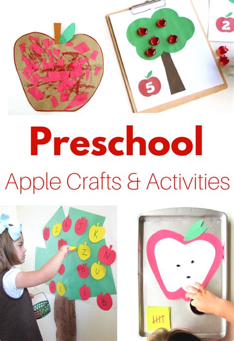 Preschool Apple Crafts & Activities - No Time For Flash Cards