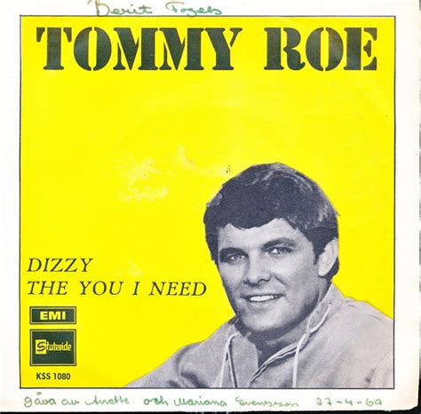 Tommy Roe - Dizzy (Vinyl, 7", 45 RPM, Single) | Discogs