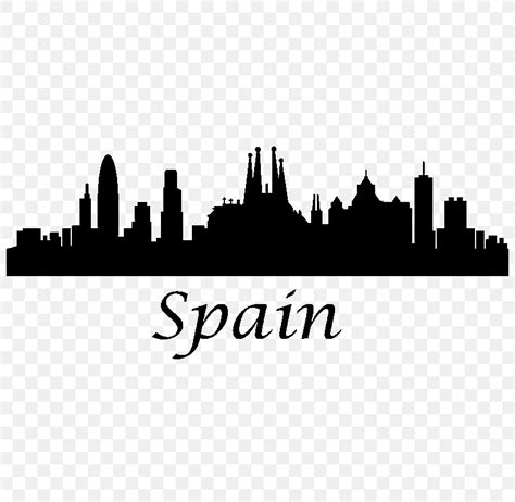 Barcelona Skyline Silhouette, PNG, 800x800px, Skyline, Barcelona ...