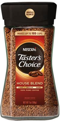 Caffeine in Taster's Choice Instant Coffee