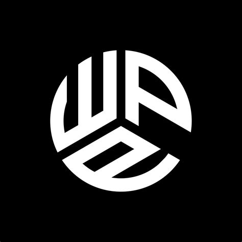 WPP letter logo design on black background. WPP creative initials letter logo concept. WPP ...