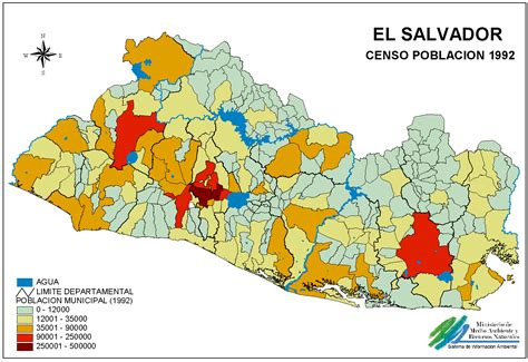 El Salvador Population Map