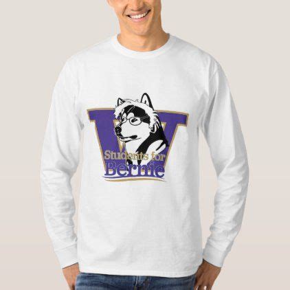 University of Washington UW Students for Bernie T-Shirt | University of ...