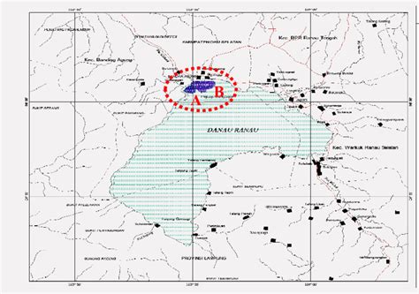 Map of study site in Ranau Lake, South Sumatera, Indonesia. Fish ...