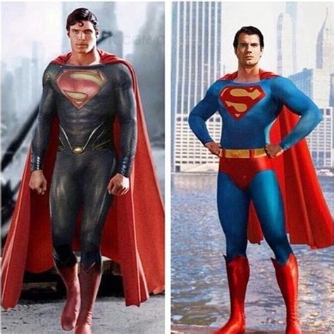 Christopher Reeve - Henry Cavill #superman | Supergirl superman, Superman costumes, Superhero