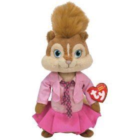 Amazon.com: Ty Alvin and the Chipmunks 8" Brittany Plush Doll Toy: Toys ...