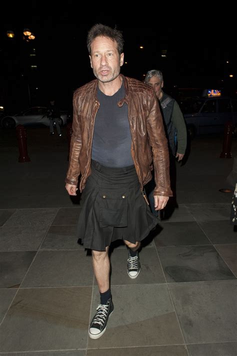 David Duchovny's Kilt Isn't the Weirdest Part of His Outfit | GQ