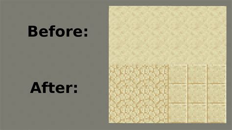 I gave Sandstone and Cut Sandstone a custom top texture. (Download in ...