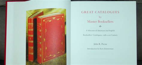 Book Review: Great Catalogues by Master Booksellers | The New ...