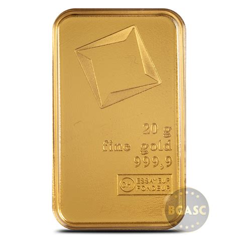 20 Gram Valcambi Gold Bar (New w/ Assay) l BGASC™