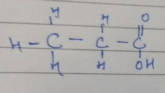 structure of C3H6O2.............. - Brainly.in