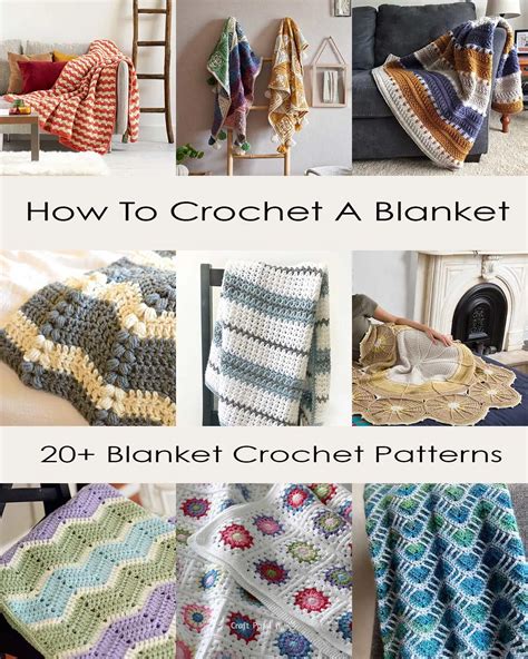 How to Crochet a Blanket (20+ Free Patterns) • Craft Passion