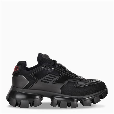 Prada Synthetic Cloudbust Thunder Black Sneakers for Men - Lyst