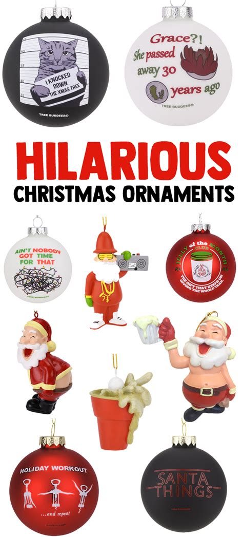 10 Funny Christmas Ornaments for Your Tree - Love and Marriage