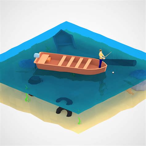 Low Poly Boat Scene - Finished Projects - Blender Artists Community