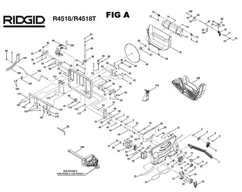 Buy Ridgid R4518 15 Amp 10 in. Table Saw with Folding Stand Replacement Tool Parts | Ridgid ...