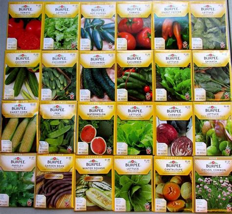 Burpee Seeds - Vegetable - 24 NEW Packets , Packaged for 2015 FREE Shipping. | Burpee seeds ...