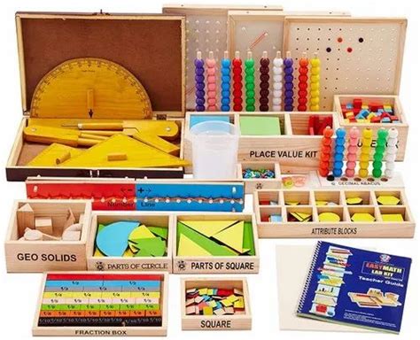 Math Kits Maths Lab Equipment - Junior Math Kit Math Lab - Mathematics Teaching Aids ...